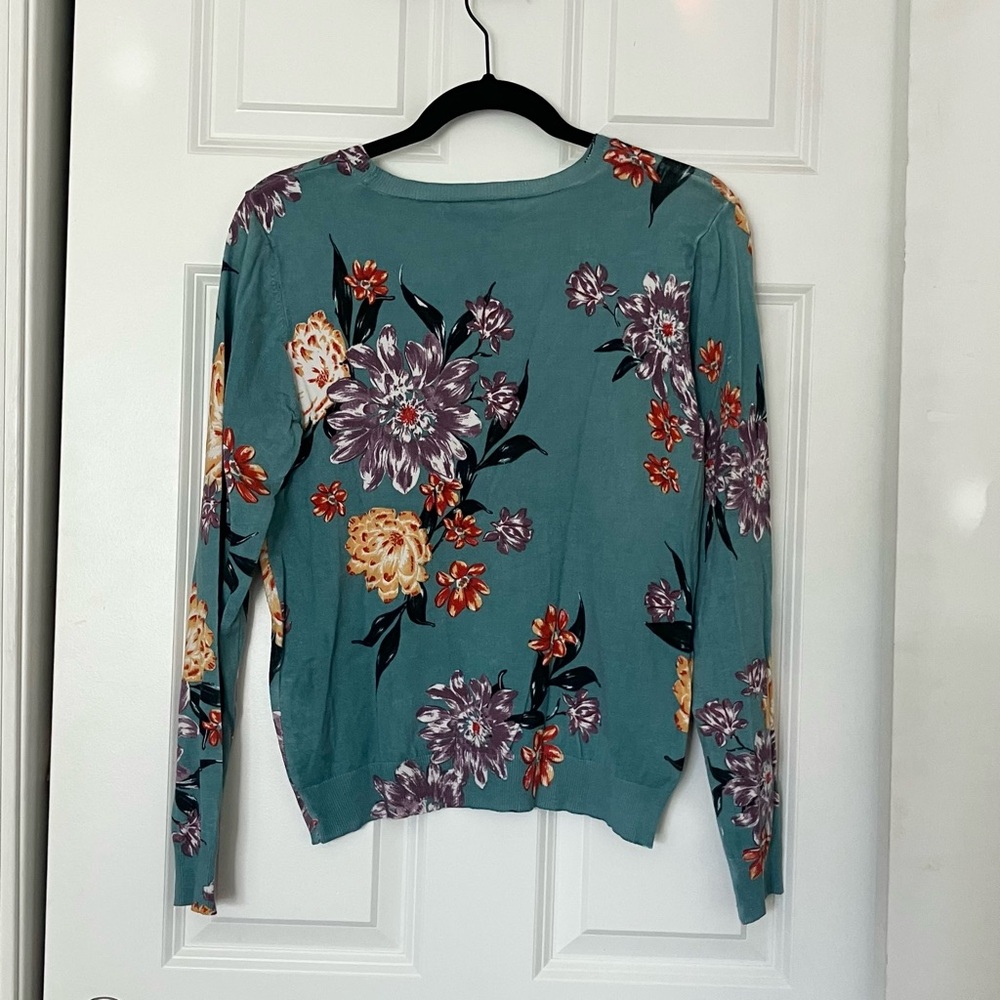 Daniel Rainn  Floral Sweater Medium - Picture 3 of 3